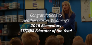 Elementary STEAM Teacher Named STEAM Educator of the Year!
