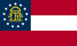 Georgia state flag 