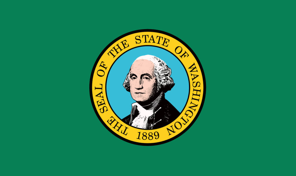 washington state flag 