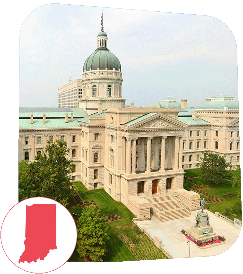 Capital Building in Indiana