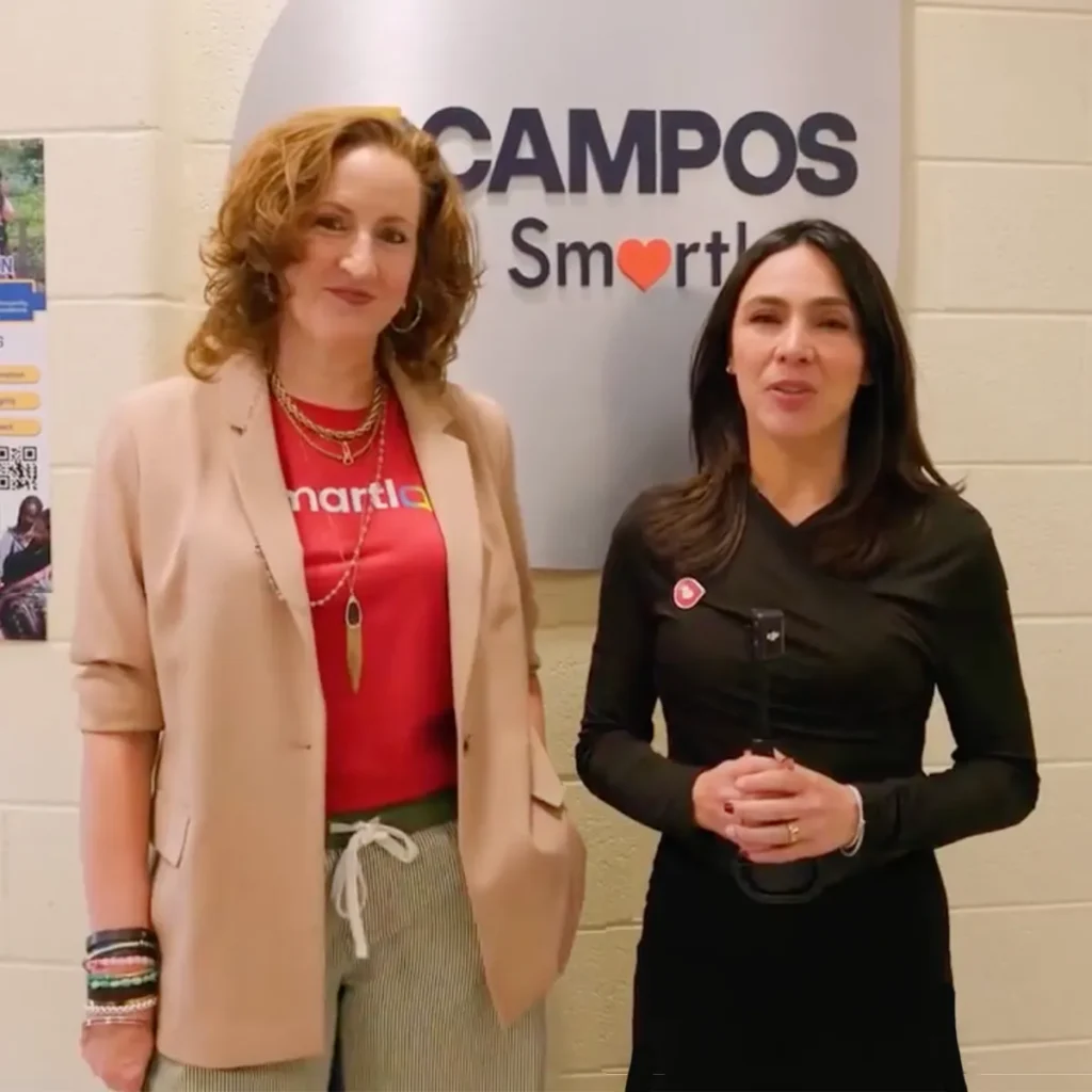 SmartLab CEO Dr. Jennifer Berry and President of Campos Foundation Deanna Campos Miller with Dr. Ghantel Perkins, Assistant Superintendent of Teaching and Learning at Crete Monee School District 201U celebrate the Ribbon Cutting of their new SmartLab