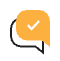 yellow message bubble icon